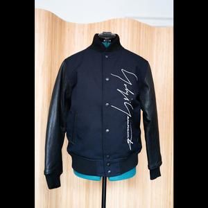 Yohji Yamamoto Wool/Leather Varsity Coat Sz. S